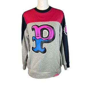Pink Dolphine Sweatshirt Women's Size M  80% Cotton 20% Polyester Warm and Comfy